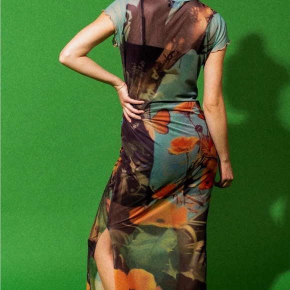 Dressed in LaLa Mad About You Mesh Dress + Slip Fairy Dust - Picture 11 of 13